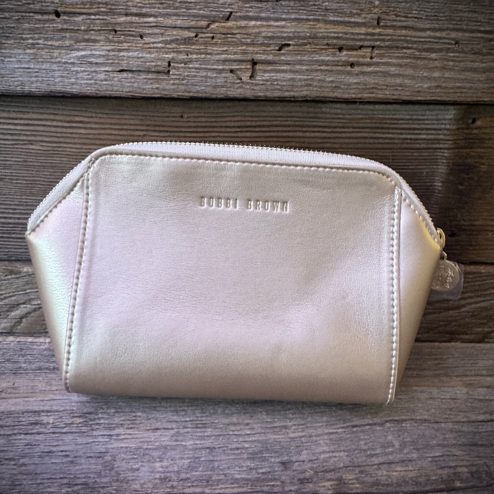 Bobbi Brown Gold Cosmetic Bag